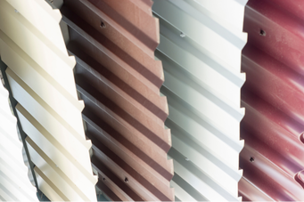 Many coloured Corrugated sheet metal for roofs in barrie ontario